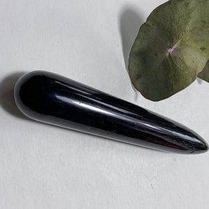 Protective Polished Black Tourmaline Wand #1