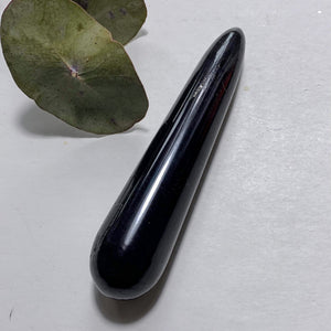 Protective Polished Black Tourmaline Wand #2