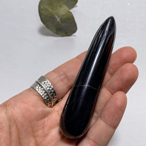 Protective Polished Black Tourmaline Wand #3