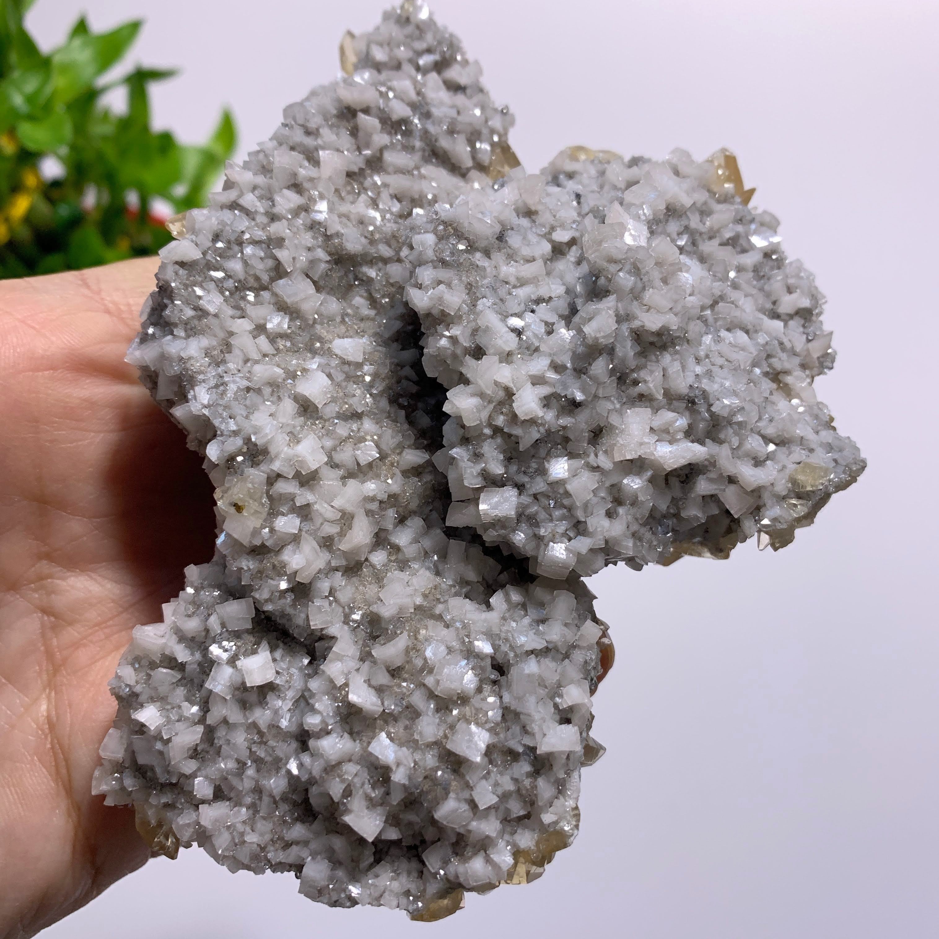 Elmwood Mine Large Golden Calcite Points on Matrix With Dolomite & Quartz Inclusions