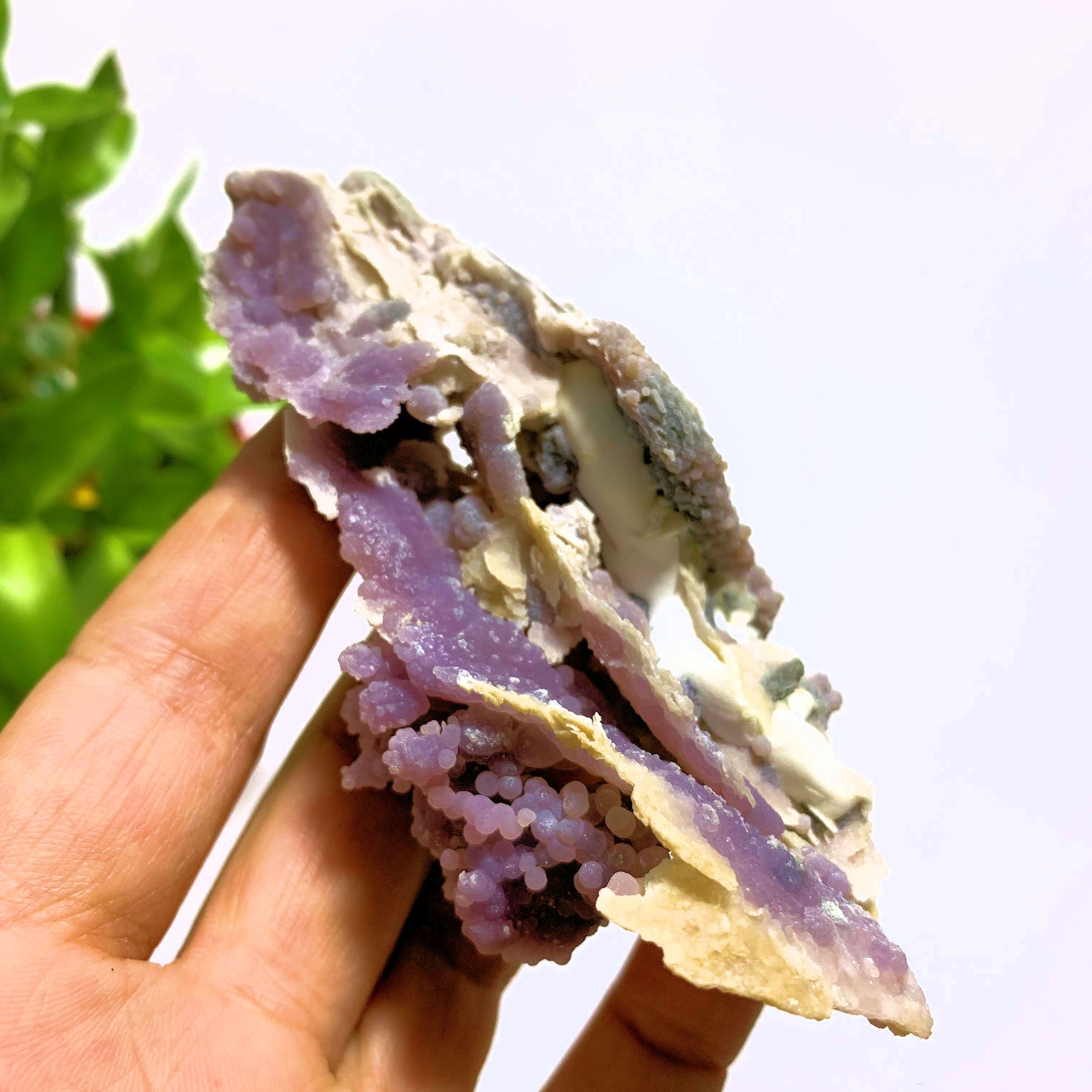 Gorgeous Purple Grape Agate Specimen~Locality Indonesia