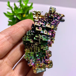 Galactic Rainbow Bismuth Large Specimen~Locality Germany