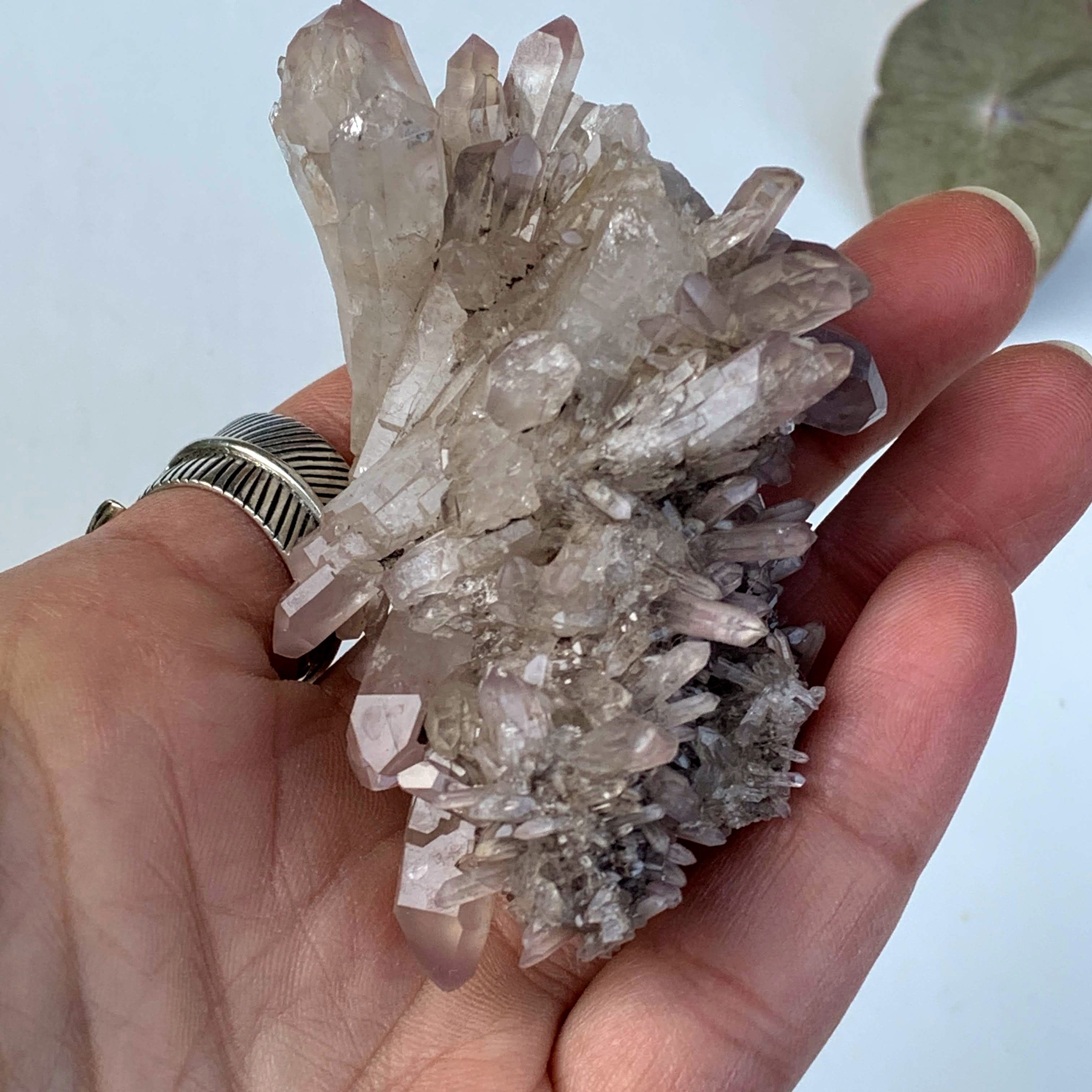 Healing Lithium Quartz Cluster From Brazil #1 - Earth Family Crystals