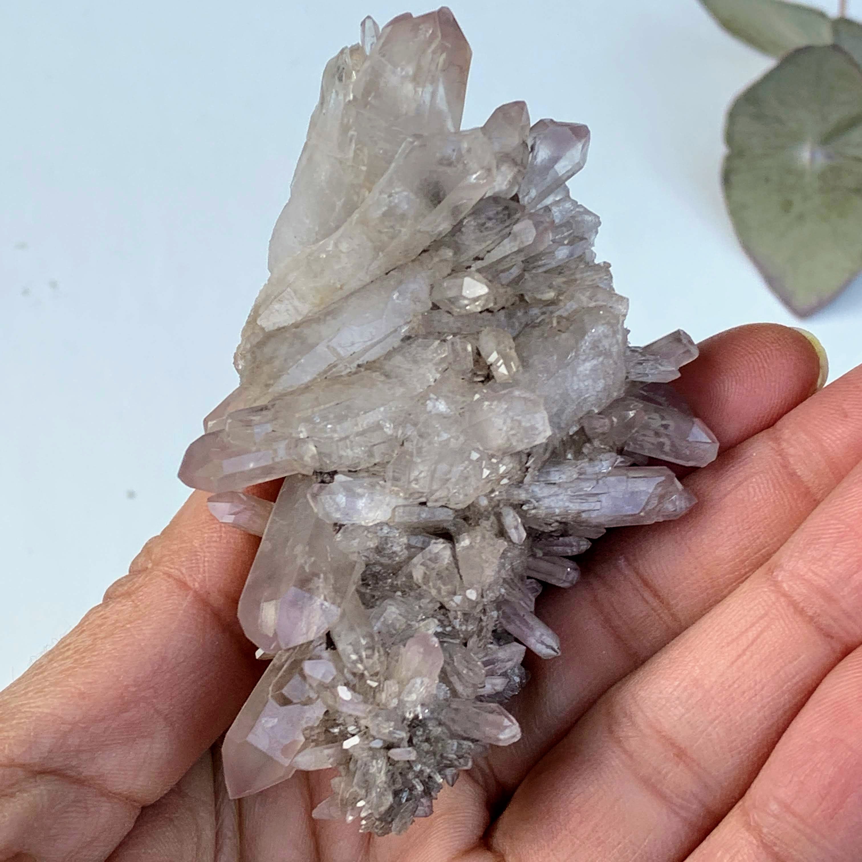 Healing Lithium Quartz Cluster From Brazil #1 - Earth Family Crystals