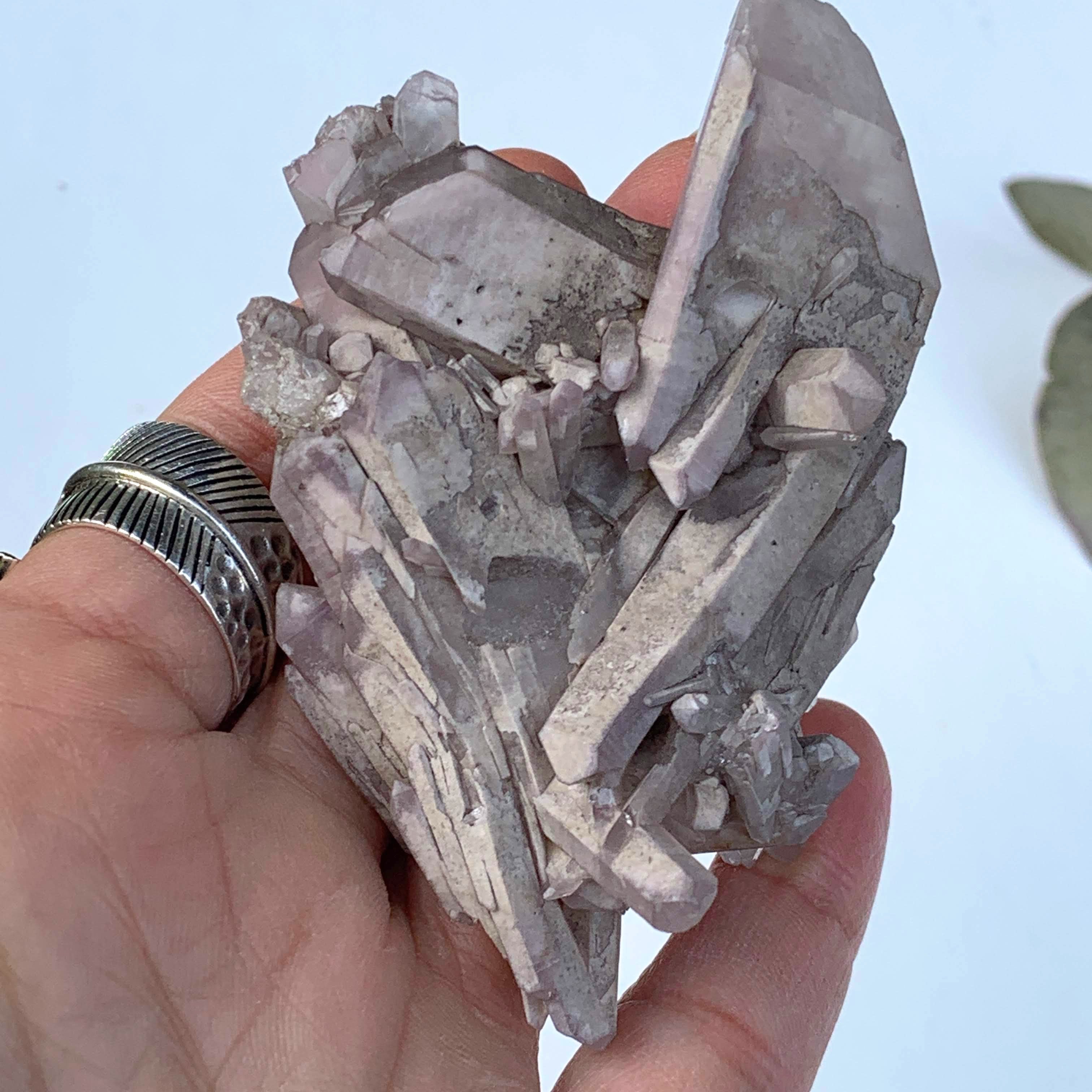 Healing Lithium Quartz Cluster From Brazil #3 - Earth Family Crystals