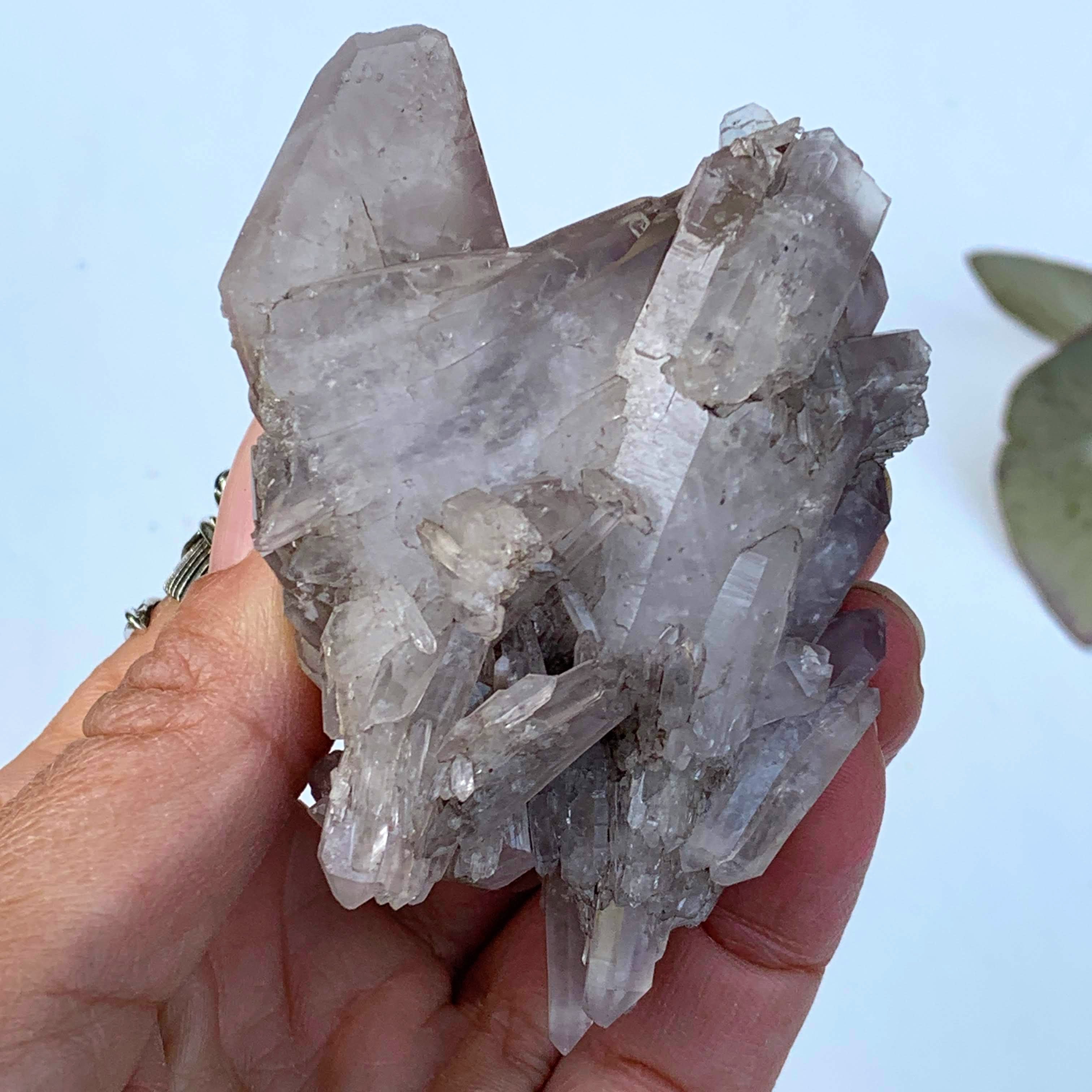 Healing Lithium Quartz Cluster From Brazil #3 - Earth Family Crystals