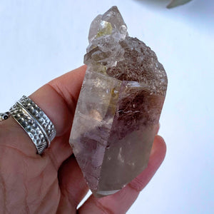 Incredible Self Healed Rutilated Smoky Quartz Cluster From Brazil