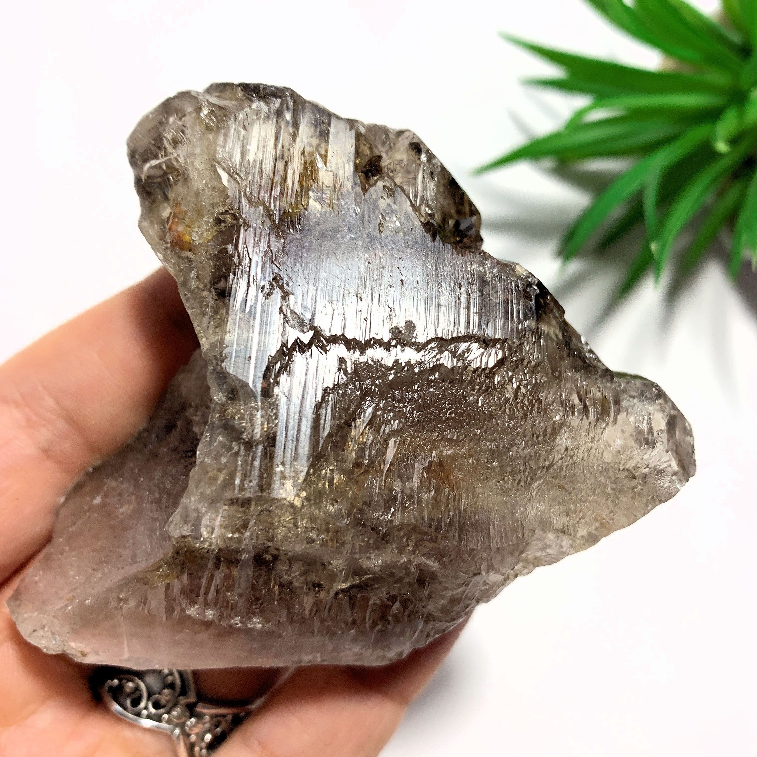 Earth Etched Natural Smoky Quartz Specimen From Brazil