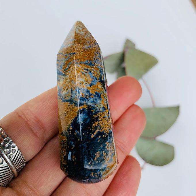 Unique & Stunning Healing Pietersite Wand Carving #6 - Earth Family Crystals