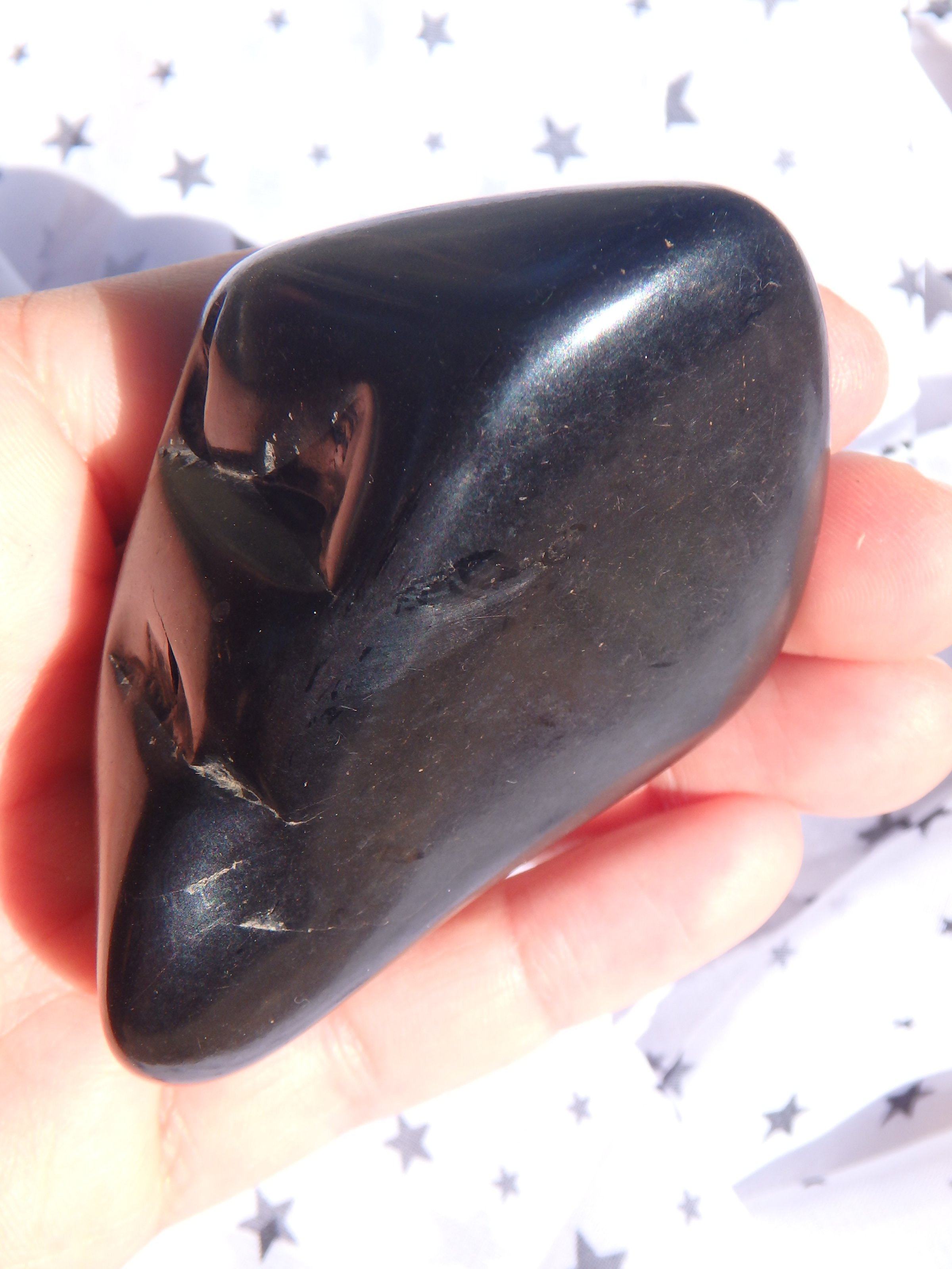 Chunky Black Jet Specimen - Earth Family Crystals