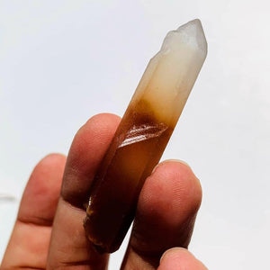 Rare Frosty Red Hematoid Quartz Point From Madagascar - Earth Family Crystals