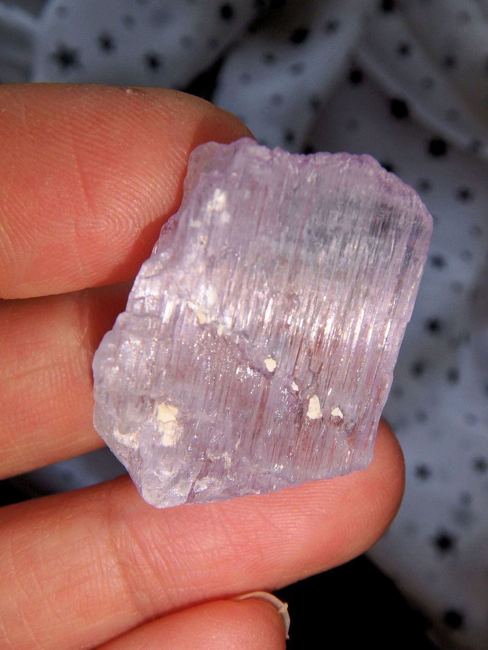 Gemmy Pink  Kunzite Collectors Specimen - Earth Family Crystals