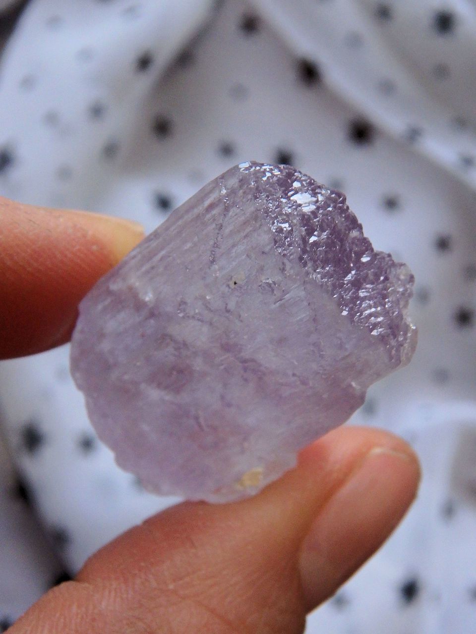 Gemmy Pink  Kunzite Collectors Specimen - Earth Family Crystals