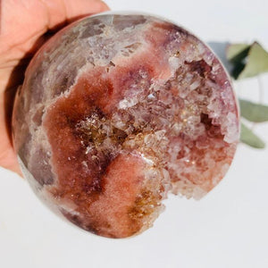 Amazing High Grade XXL Pink Amethyst Druzy Geode Sphere~ Locality Patagonia - Earth Family Crystals