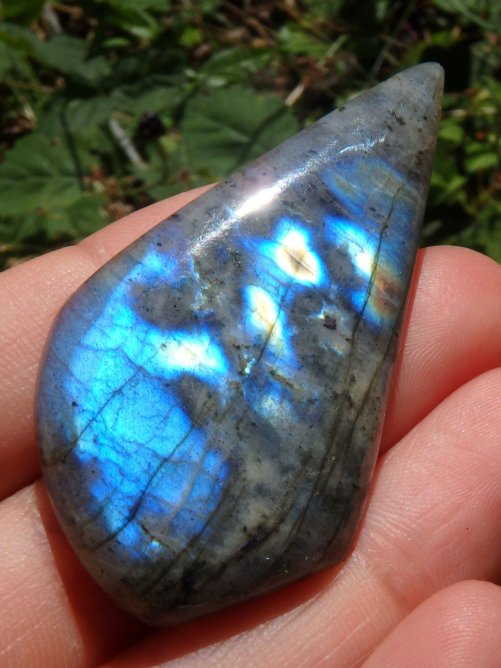 Beautiful Free-Form Rainbow Labradorite Cabochon~Ideal for Jewellery Making! - Earth Family Crystals