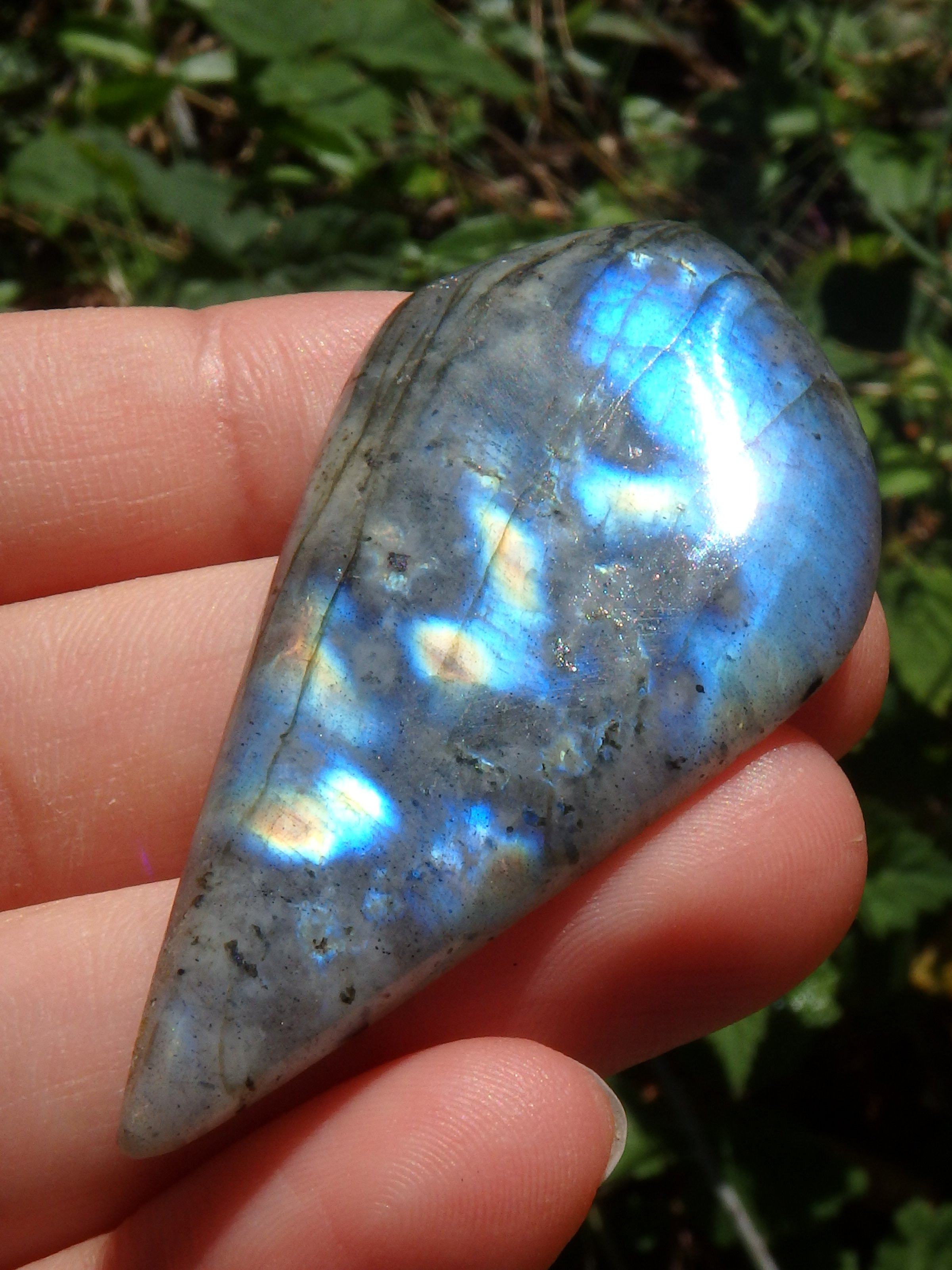 Beautiful Free-Form Rainbow Labradorite Cabochon~Ideal for Jewellery Making! - Earth Family Crystals