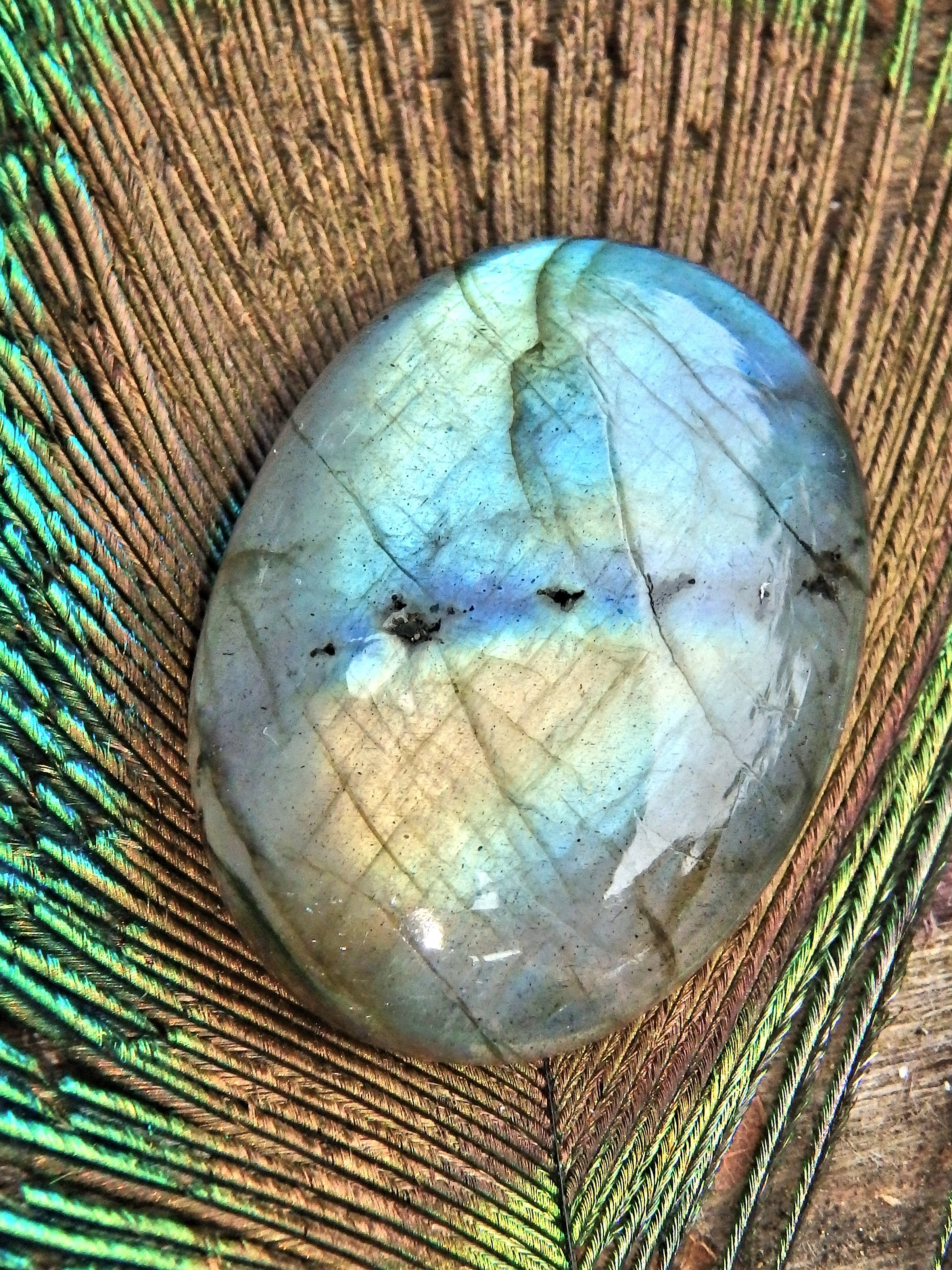 Pretty Patterns Labradorite Cabochon1 - Earth Family Crystals