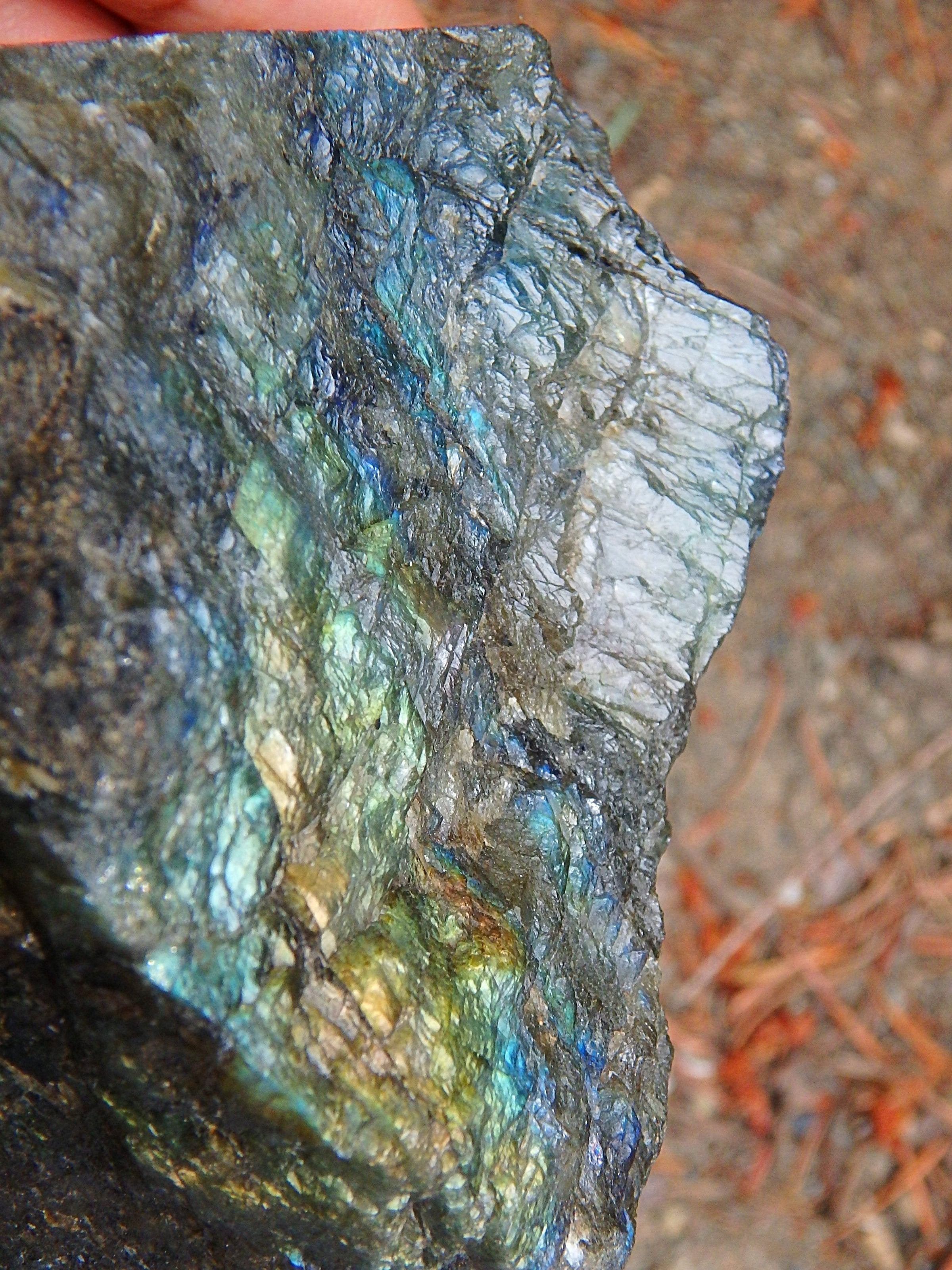 Fabulous Flashes~Large Partially Polished Labradorite Display Specimen - Earth Family Crystals