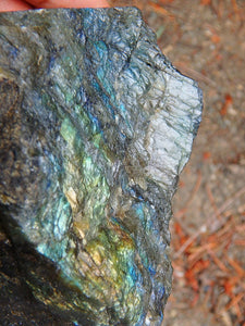 Fabulous Flashes~Large Partially Polished Labradorite Display Specimen - Earth Family Crystals