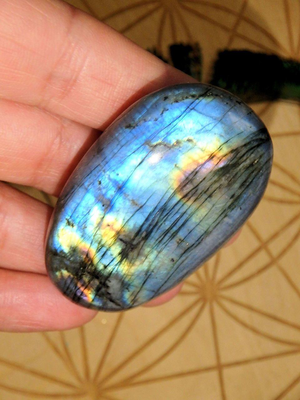 Brilliant Flashes Labradorite Polished Specimen - Earth Family Crystals