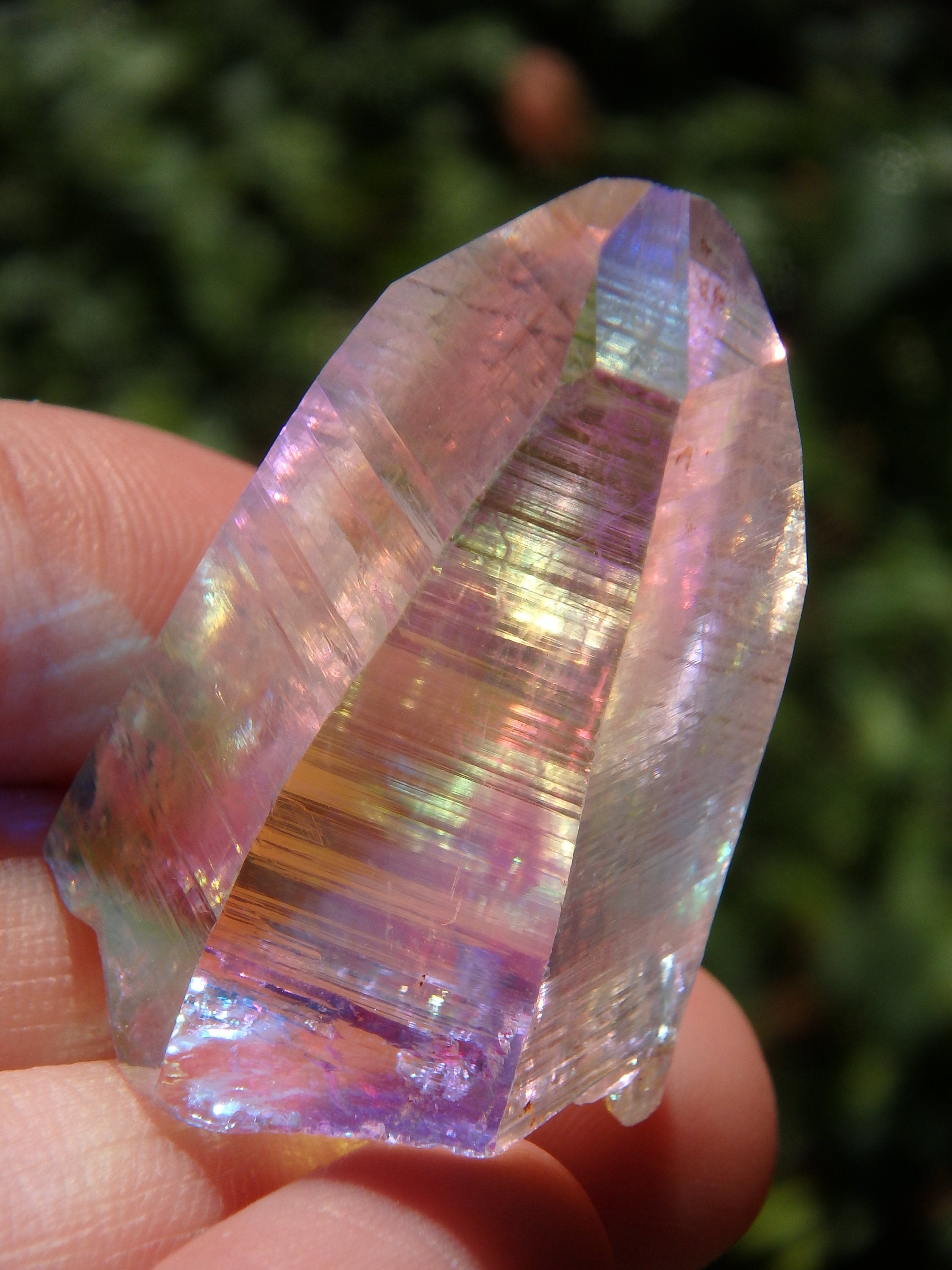 Extreme Brilliance~Angel Aura Colombian Lemurian Quartz Point 2 - Earth Family Crystals