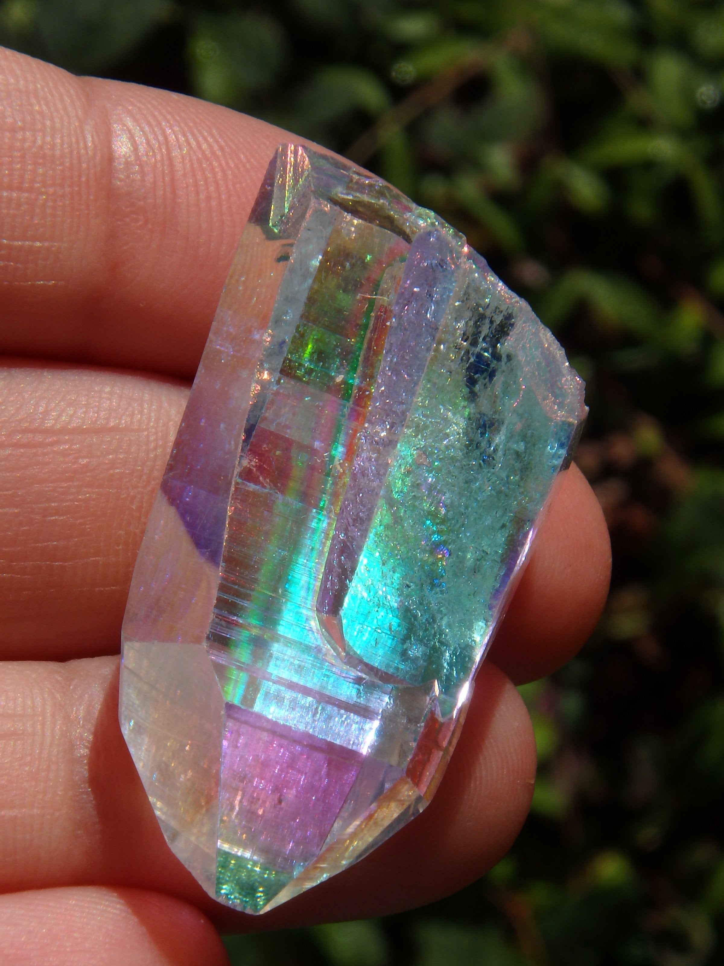 Extreme Brilliance~Angel Aura Colombian Lemurian Quartz Point 3 - Earth Family Crystals