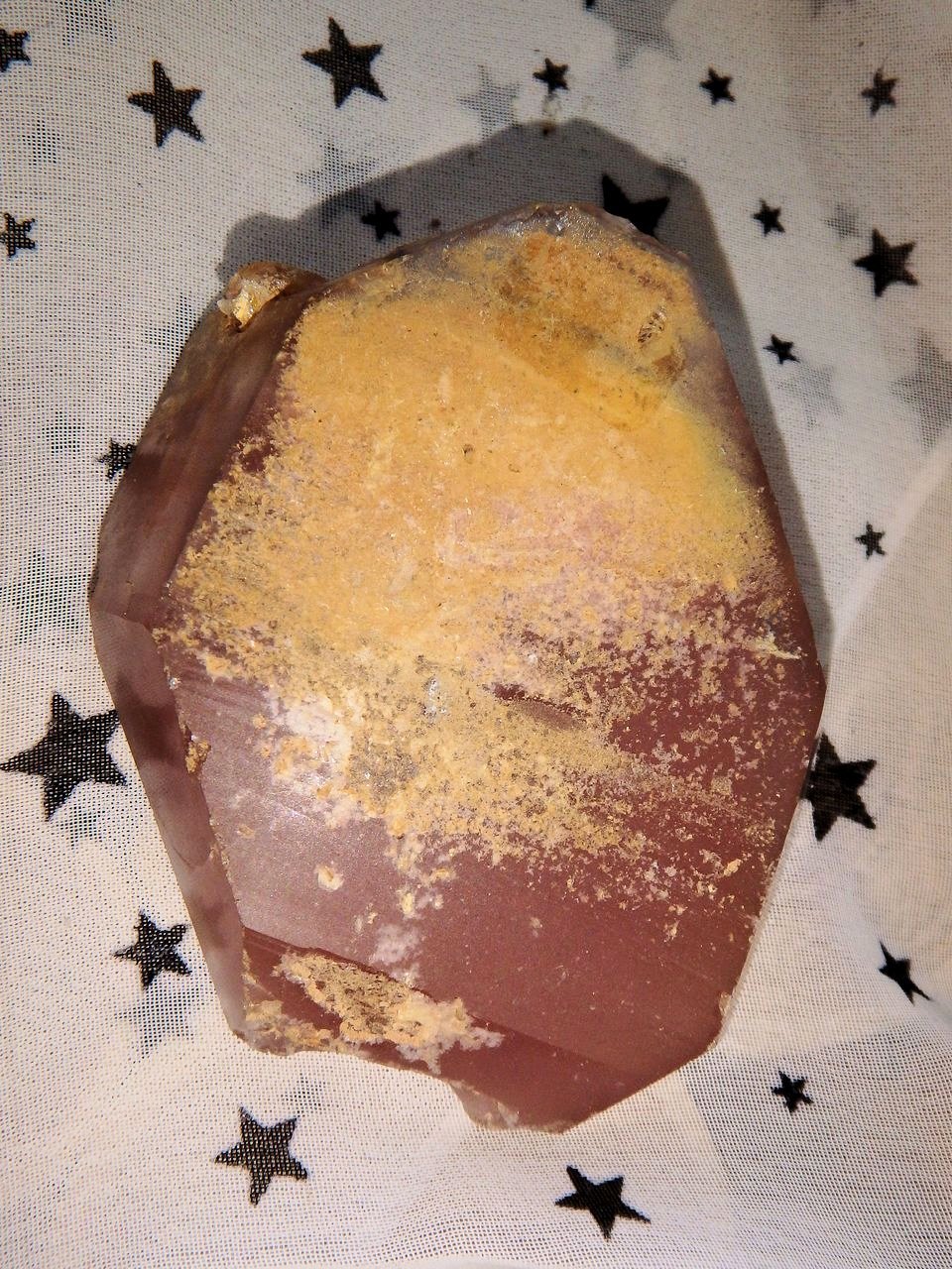 Fantastic Lithium Quartz Flat Specimen Ideal for Body Layouts - Earth Family Crystals