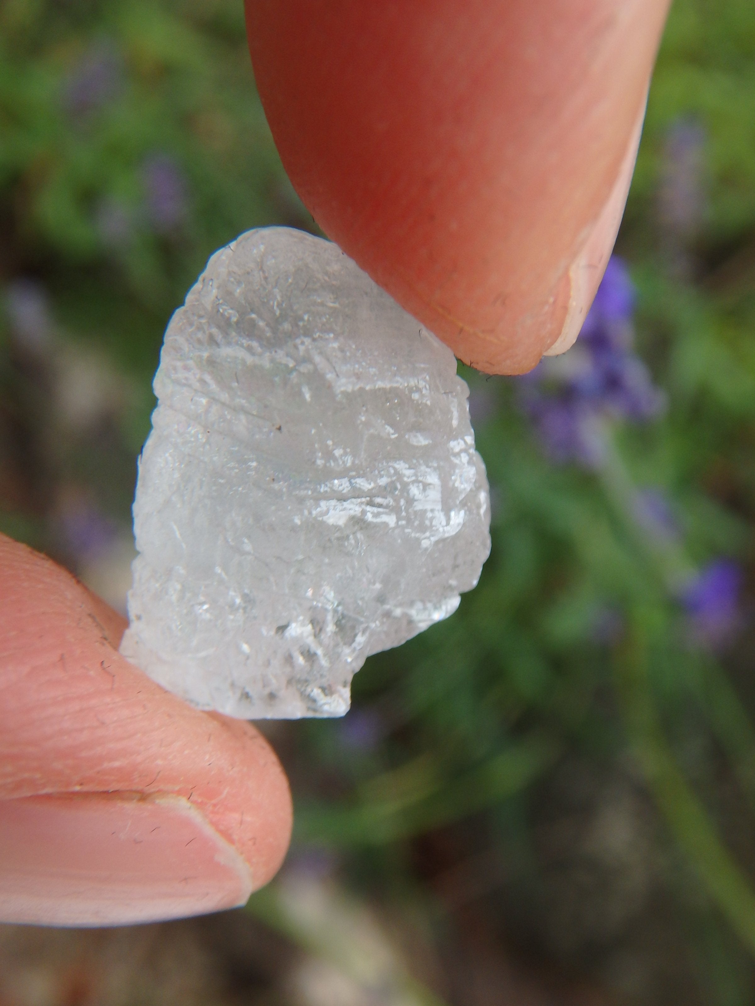 STUNNING ARIZONA ELESTIAL ANGEL CALCITE (AKA. WHITE MOLDAVITE)  in Collectors Box 7