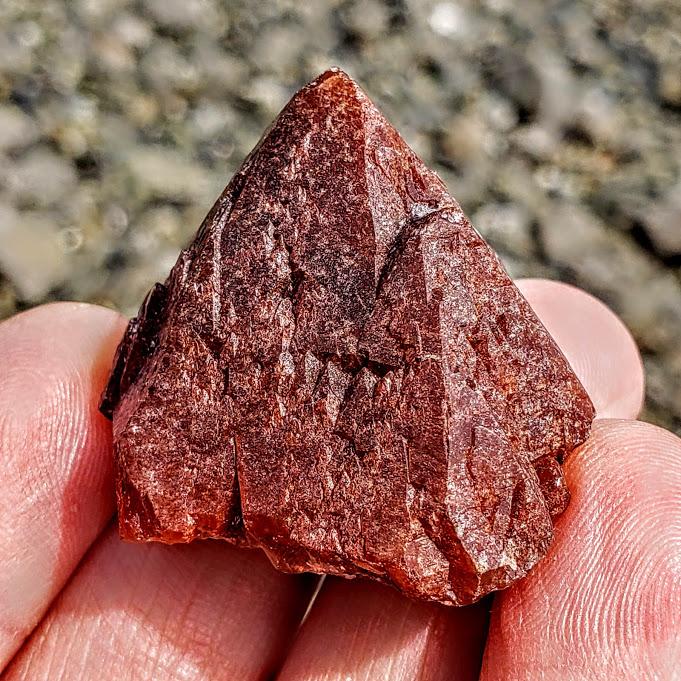 Red Amethyst Tip Point From Brazil - Earth Family Crystals