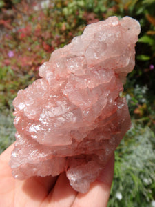 Lovely Large Chunky Pink Nirvana Himalayan Ice Quartz Specimen - Earth Family Crystals