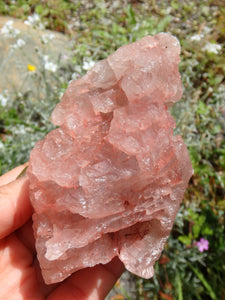 Lovely Large Chunky Pink Nirvana Himalayan Ice Quartz Specimen - Earth Family Crystals