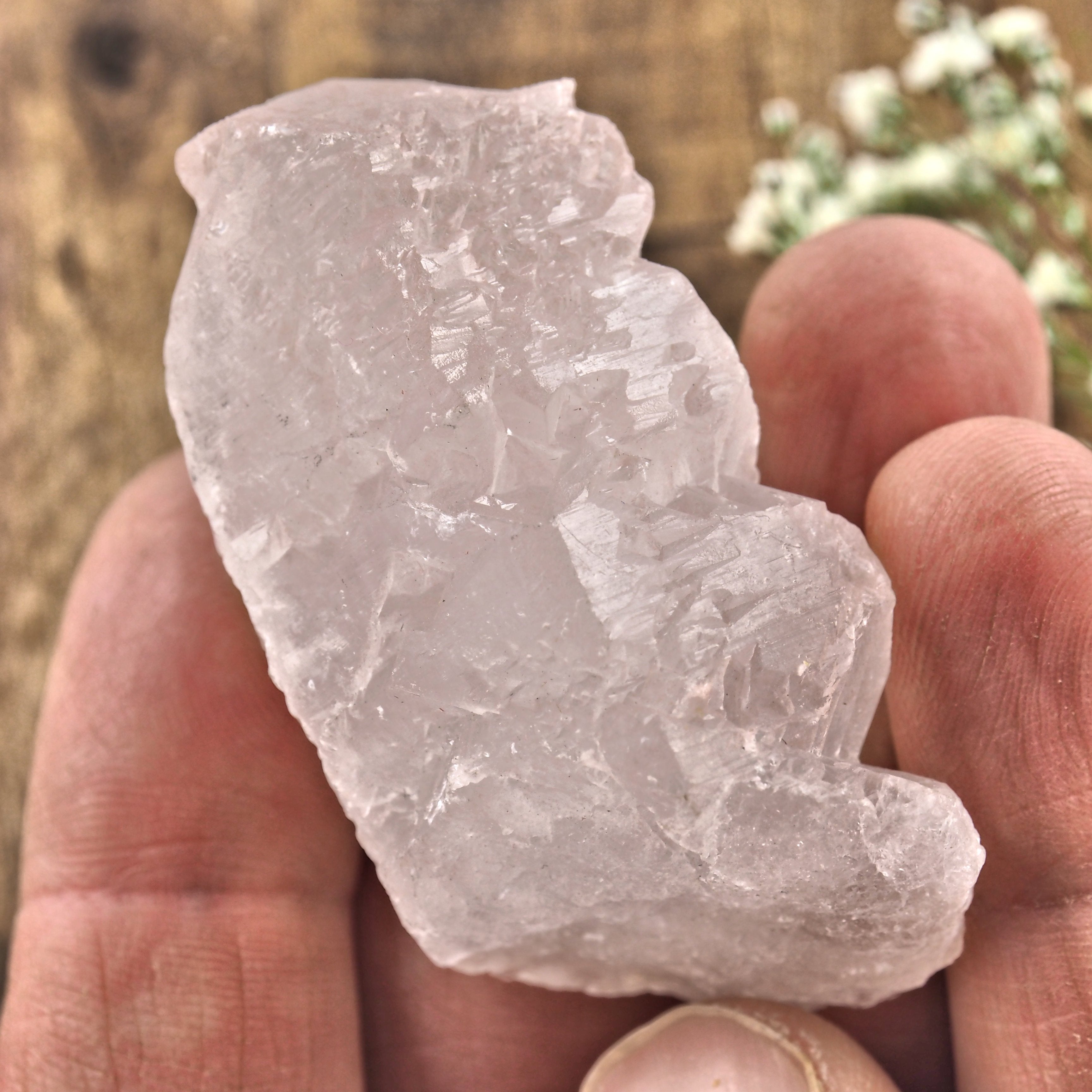 High Vibration Soft Pink Nirvana Ice Quartz Specimen #3 - Earth Family Crystals