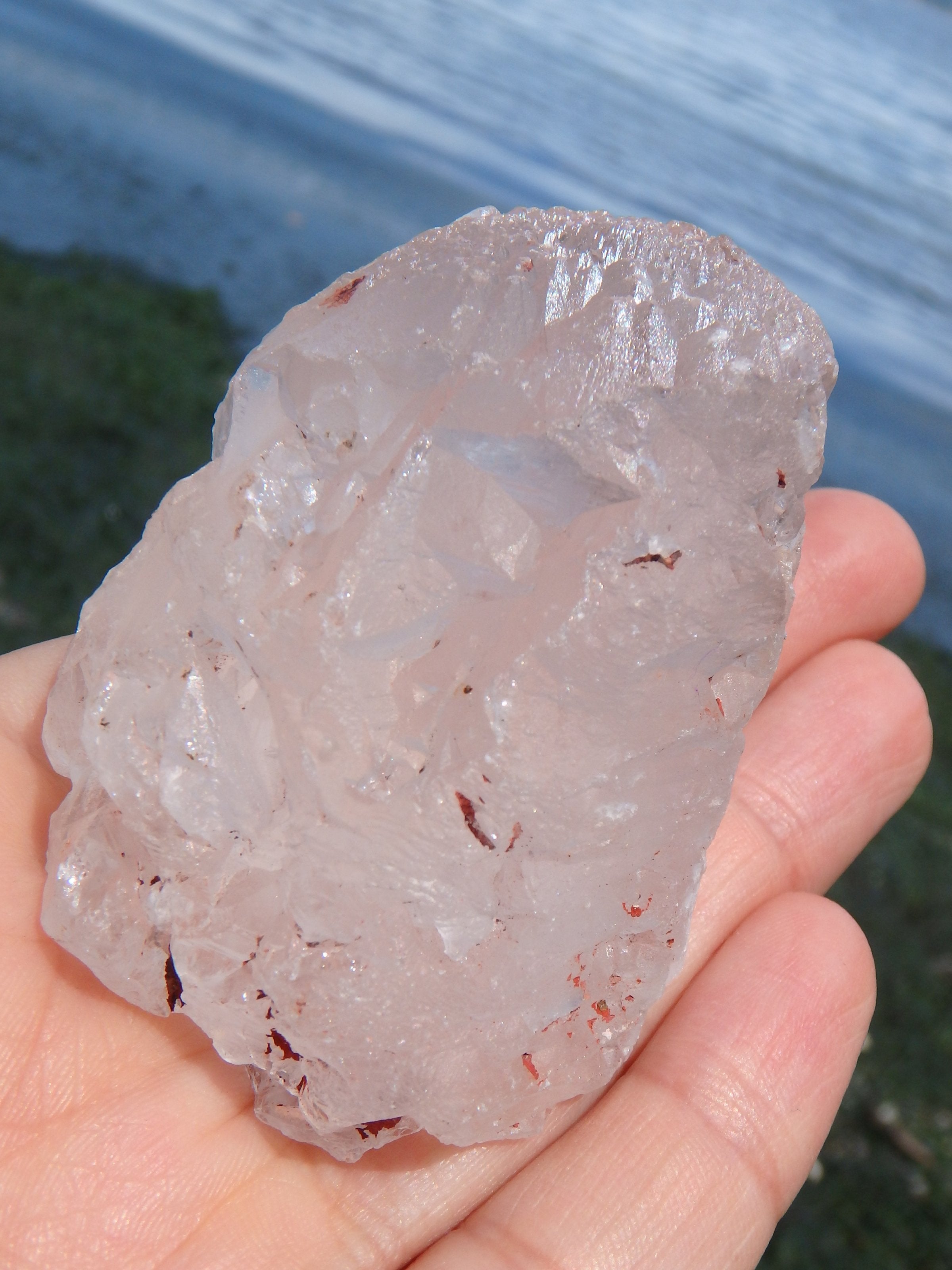 Self Healing Peak Points Nirvana Ice Quartz Specimen From the Himalayas