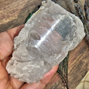 Incredible Earth Etched White Nirvana Ice Quartz From The Himalayas - Earth Family Crystals
