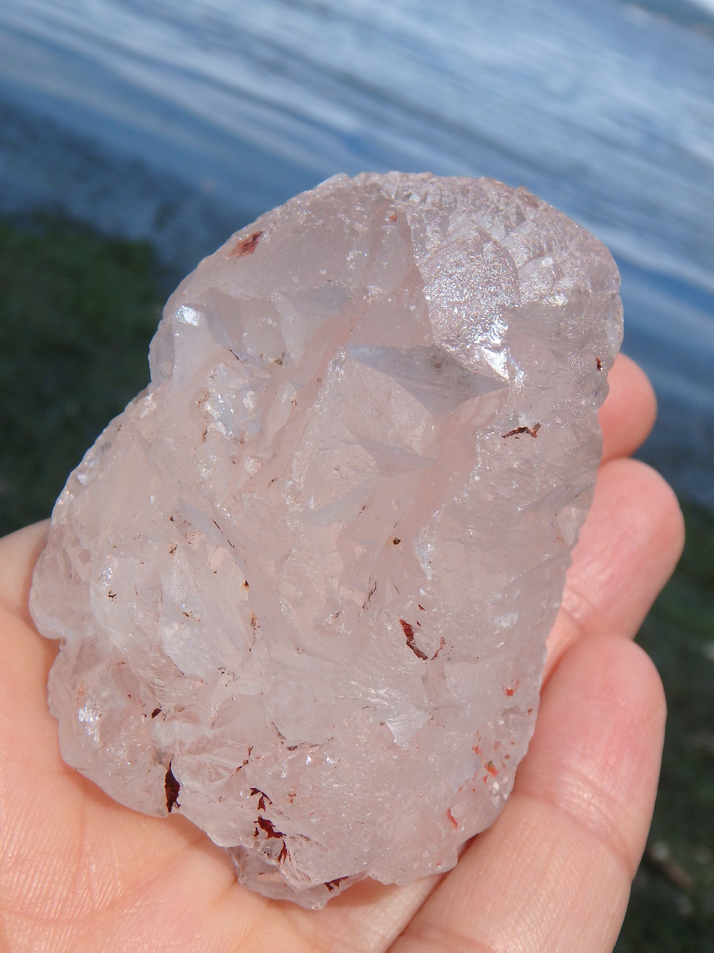 Self Healing Peak Points Nirvana Ice Quartz Specimen From the Himalayas