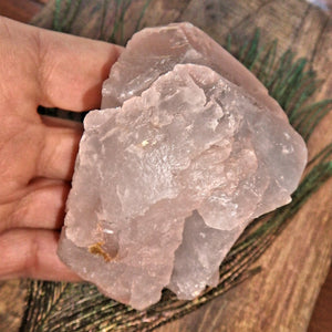 Perfect Natural Tip White & Pink Nirvana Ice Quartz Point With Record Keepers From The Himalayas - Earth Family Crystals