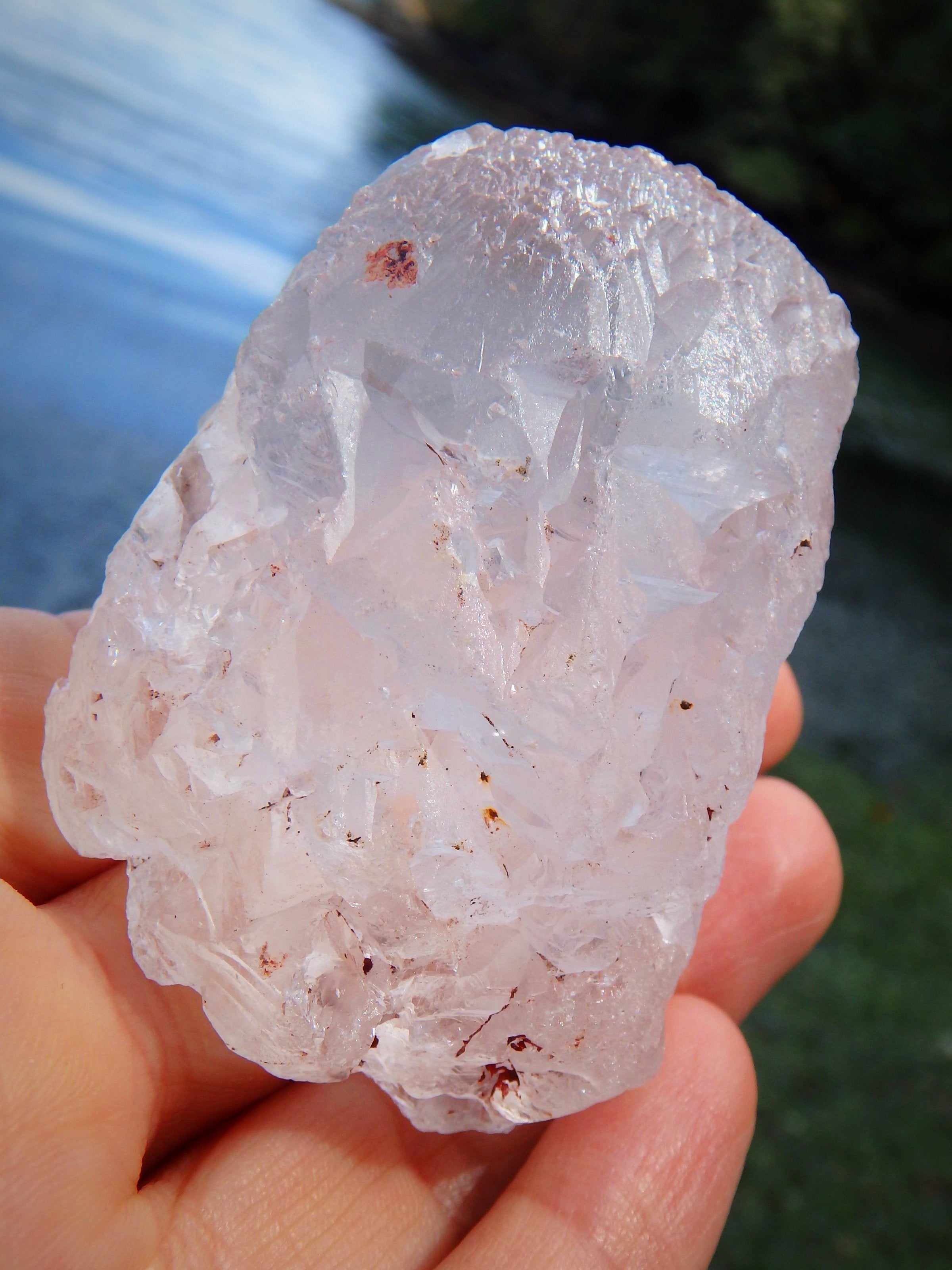 Self Healing Peak Points Nirvana Ice Quartz Specimen From the Himalayas