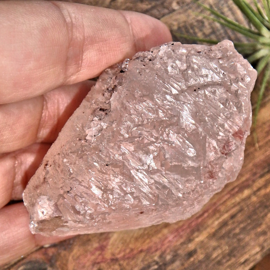 Fantastic Double Sided Peak Points Ice Pink Nirvana Quartz Point from the Himalayas - Earth Family Crystals