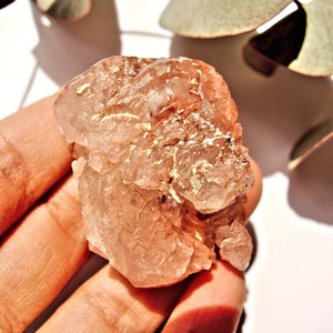 Natural Pink Nirvana Quartz From The Himalayas - Earth Family Crystals