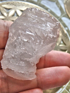 Pink Ice~Stunning Hand Held Nirvana Quartz Specimen From The Himalayas - Earth Family Crystals
