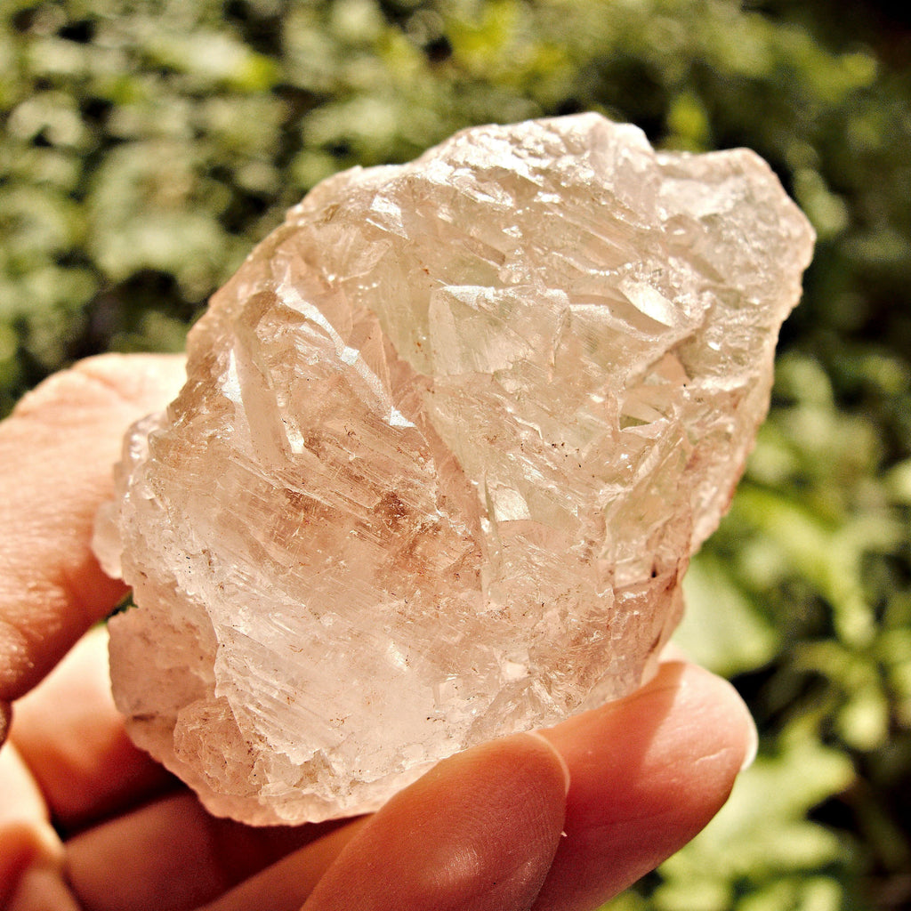 Brilliant Ice Pink Large Nirvana Quartz Specimen From The Himalayas - Earth Family Crystals