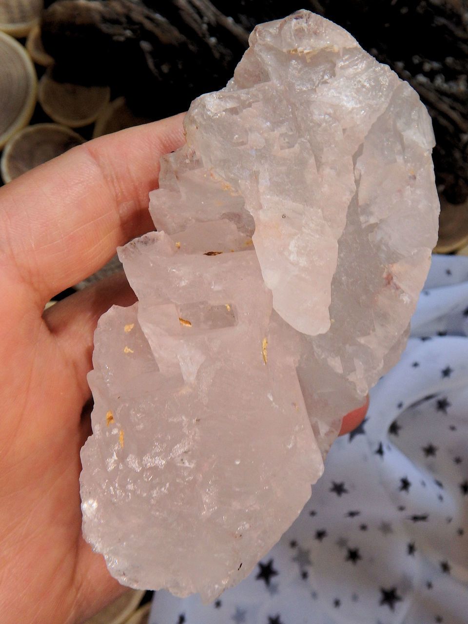 High Vibe Nirvana Ice Quartz Large Specimen From The Himalayas - Earth Family Crystals