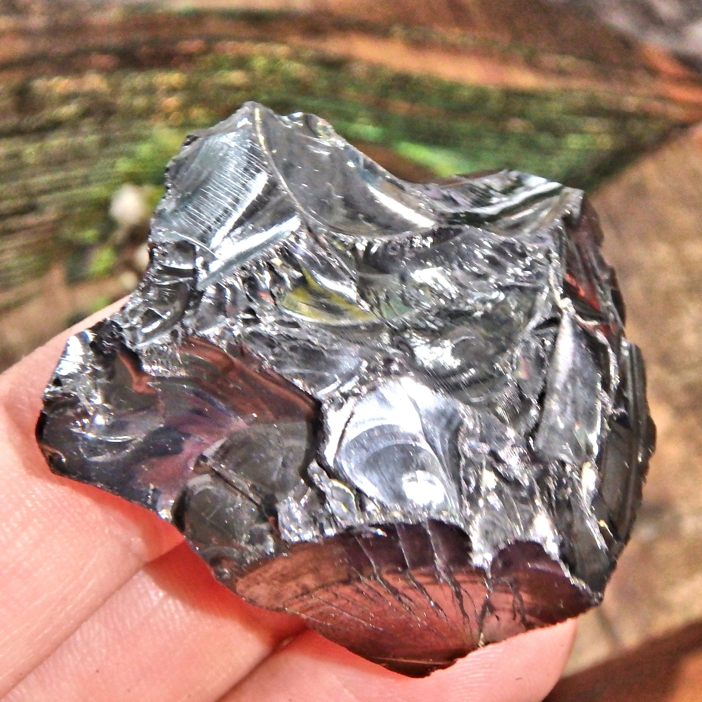 Emf Protection Shiny Unpolished Noble Elite Shungite Handheld Specimen 4 - Earth Family Crystals