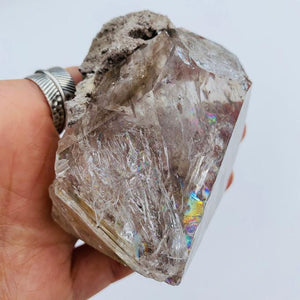 Amazing XL NY Herkimer Diamond Skeletal Formation With Record Keepers & Rainbows - Earth Family Crystals