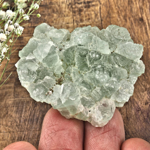 Raw Green Fluorite With Pyrite Inclusions #2 - Earth Family Crystals