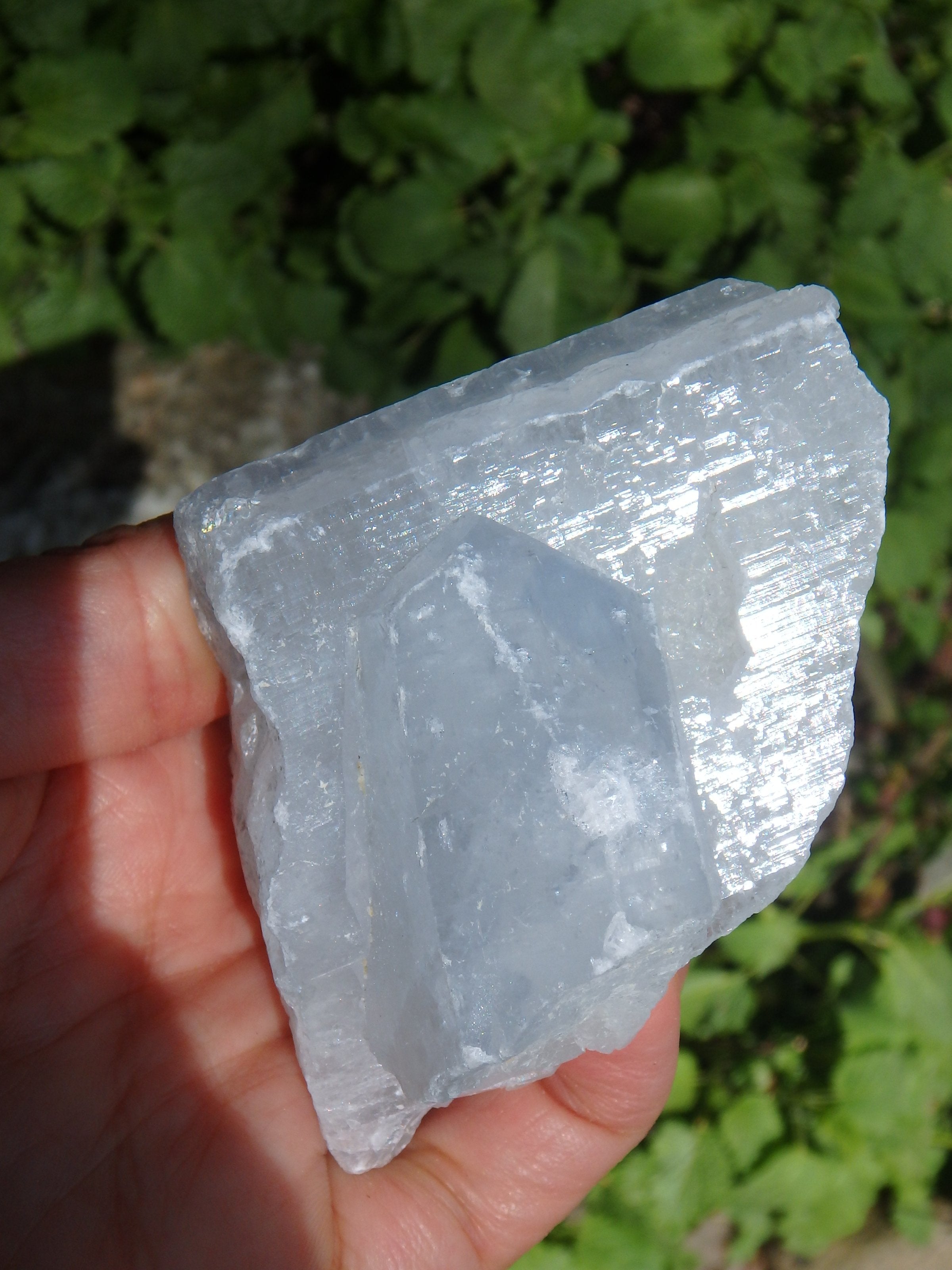 Rare Ohio Celestite~Soothing Sky Blue Raw Celestite Specimen - Earth Family Crystals