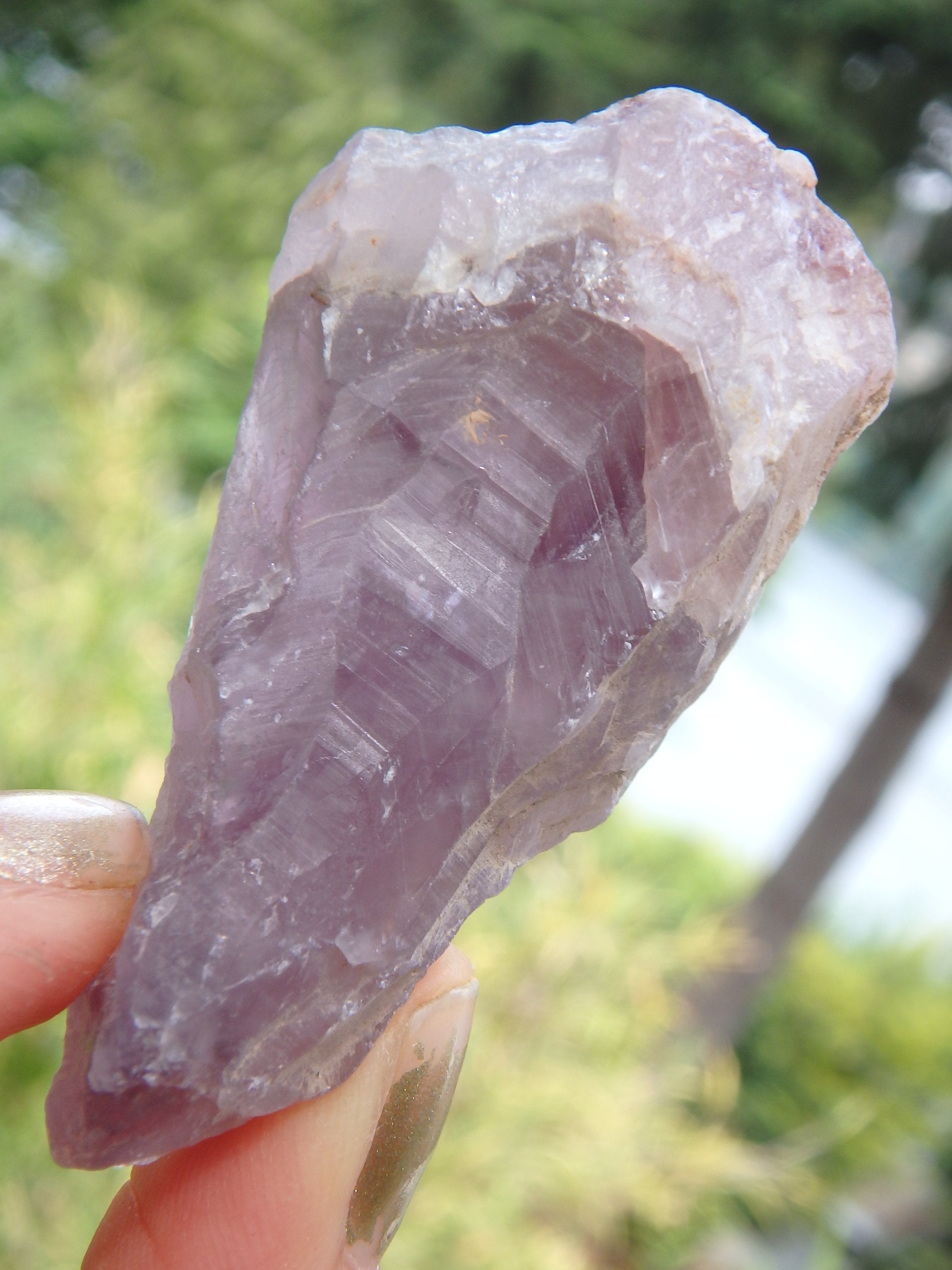 Fan shaped Genuine Auralite-23 Reiki Wand 1 - Earth Family Crystals