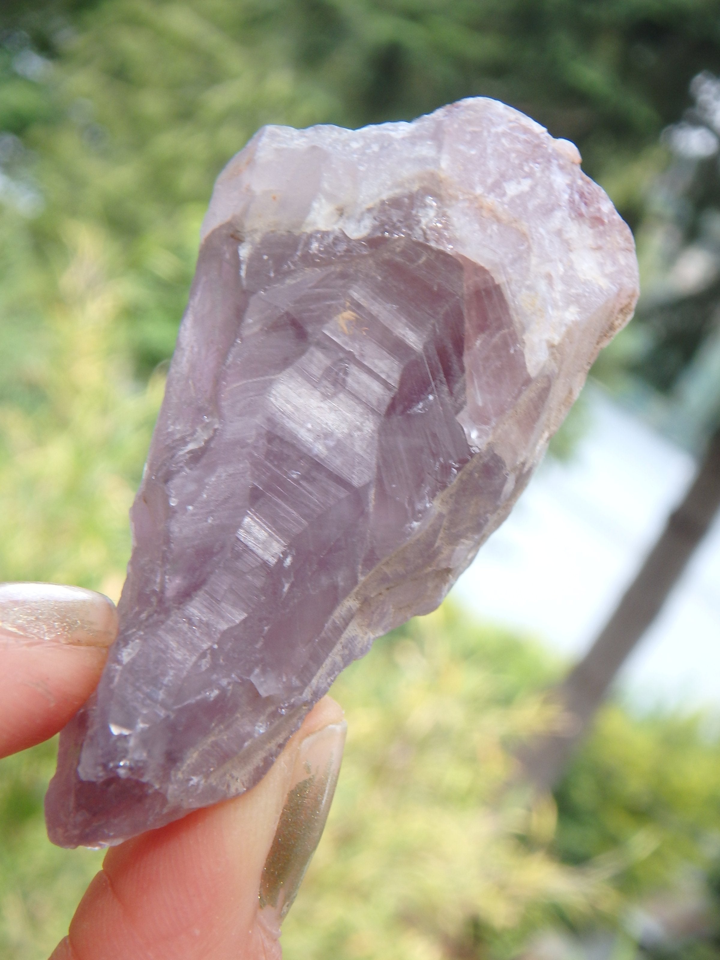 Fan shaped Genuine Auralite-23 Reiki Wand 1 - Earth Family Crystals