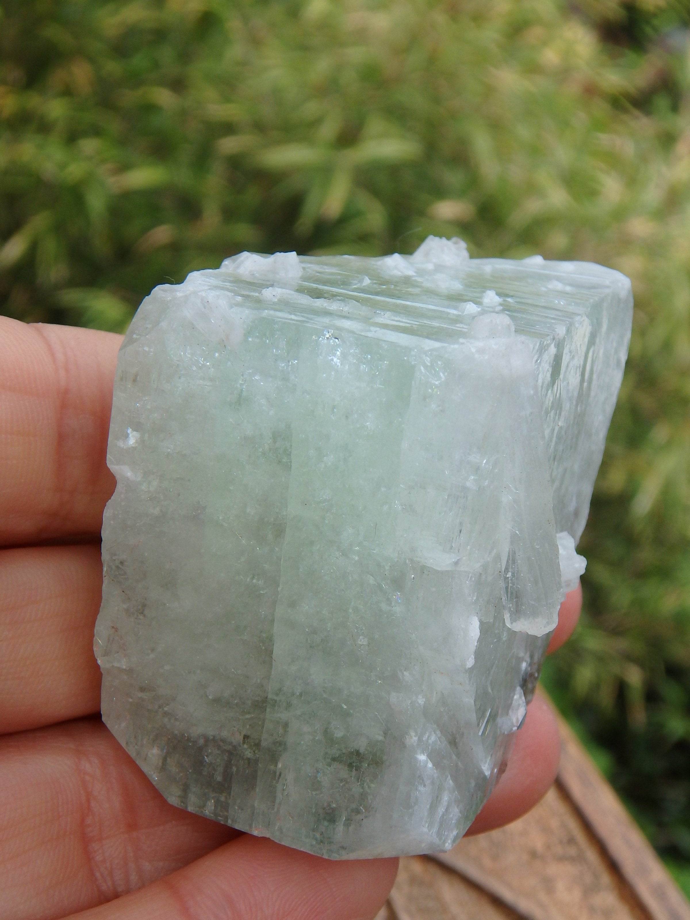 Rare Spring Green Apophyllite Natural Specimen From India