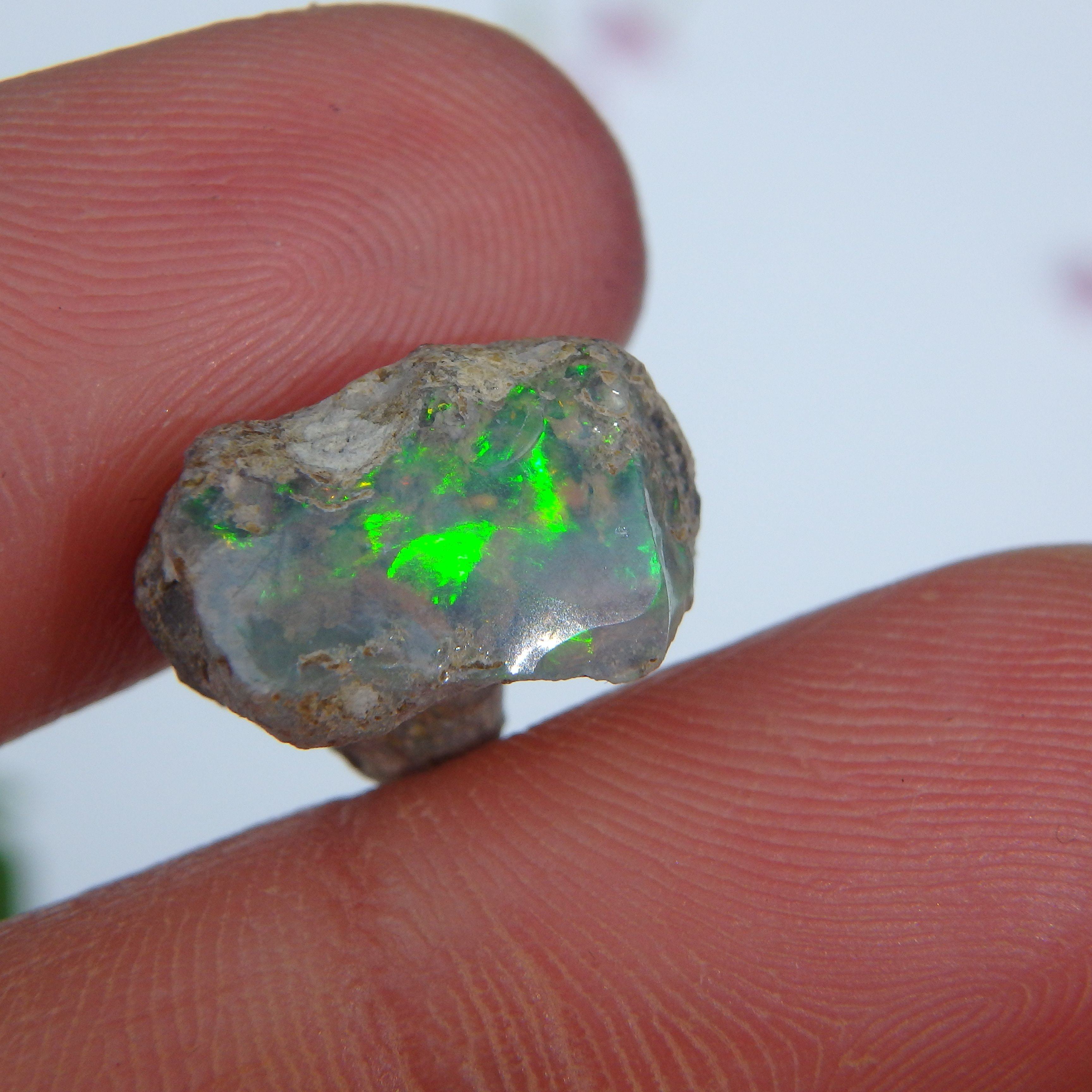 Creamy Dainty Raw Ethiopian Opal Specimen #1 - Earth Family Crystals